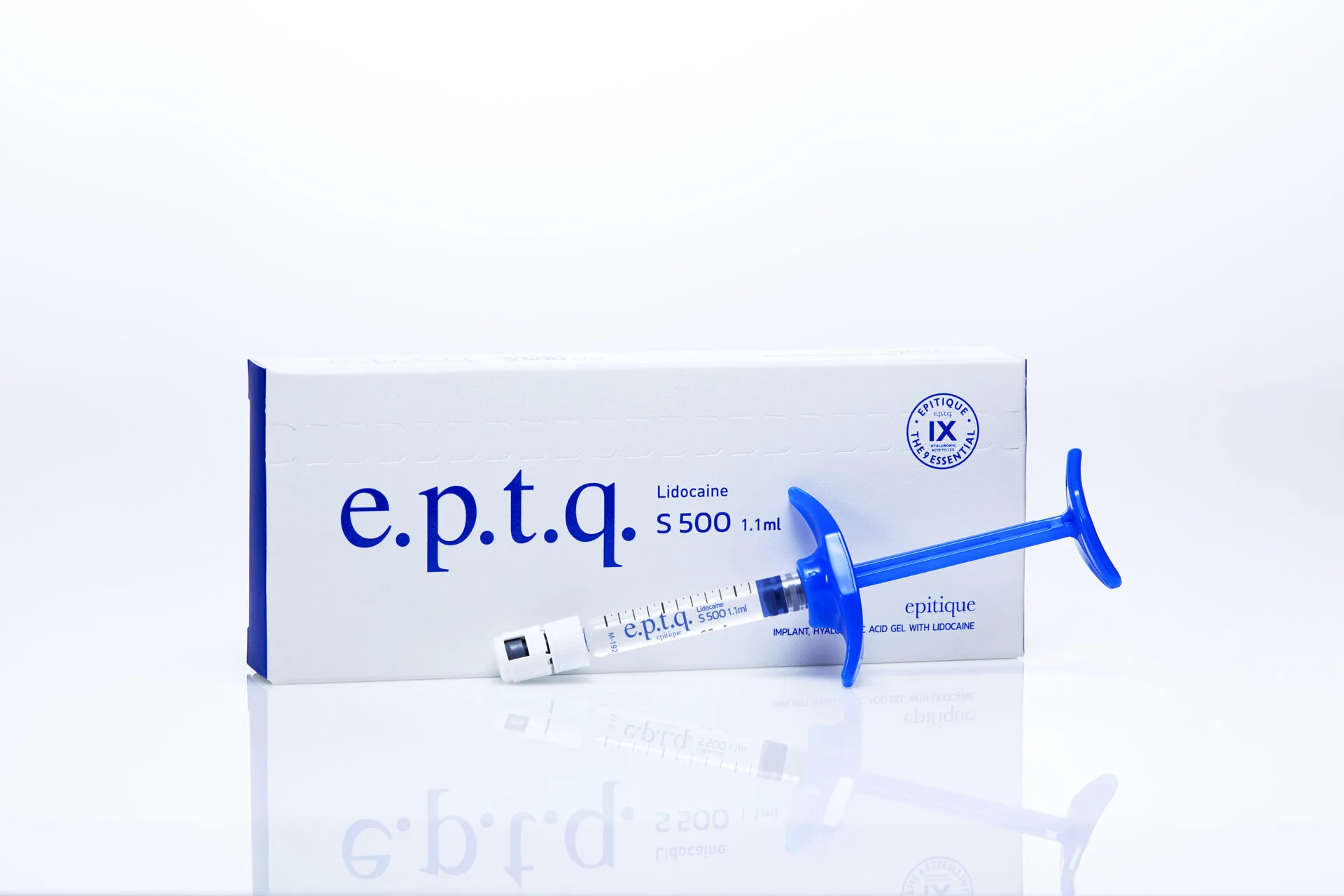 e.p.t.q. 玻尿酸注射器與產品盒