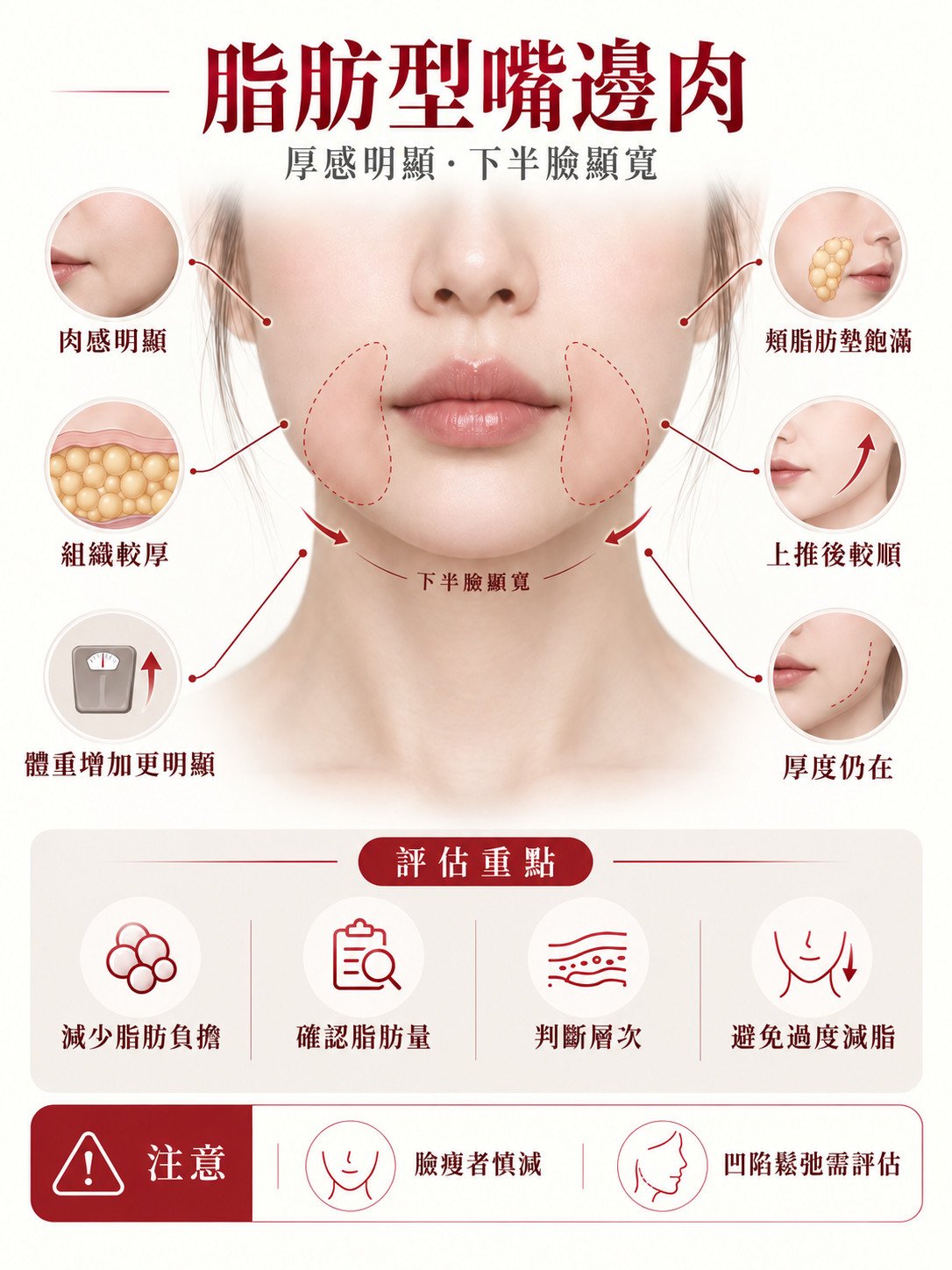 嘴邊肉怎麼消?醫美療程比較與治療順序完整解析 1 脂肪型嘴邊肉成因與改善