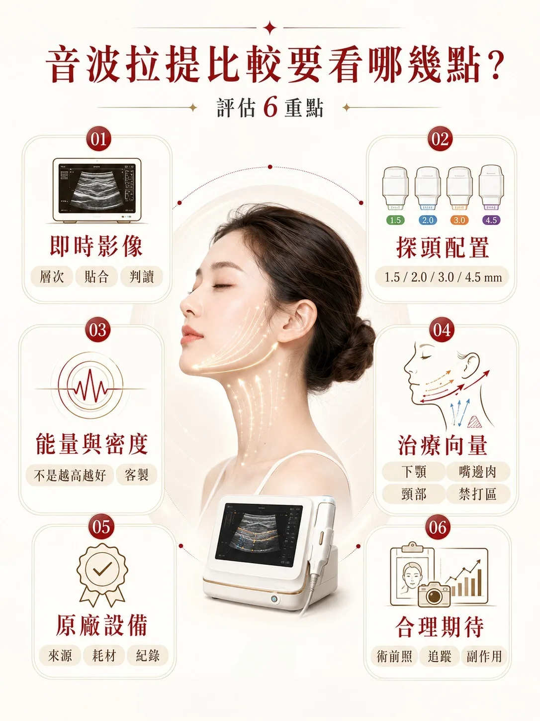 音波拉提怎麼選?8款熱門機型比較、價格與效果完整解析 1 音波拉提比較:6大重點評估